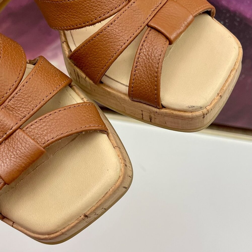 Paul Green Tan Strappy Heels - Picture 14 of 16